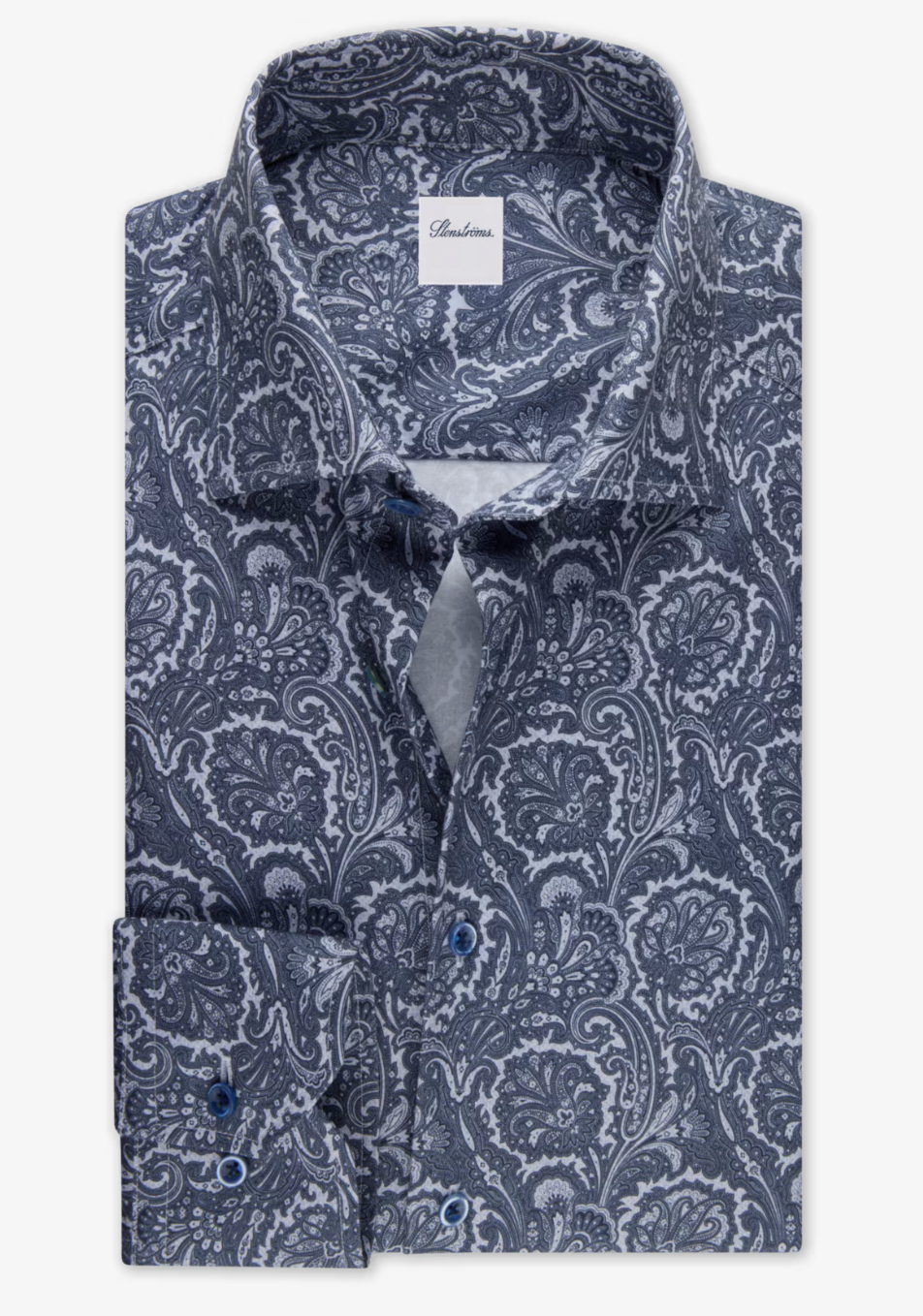 Light blue Patterned Twill Shirt