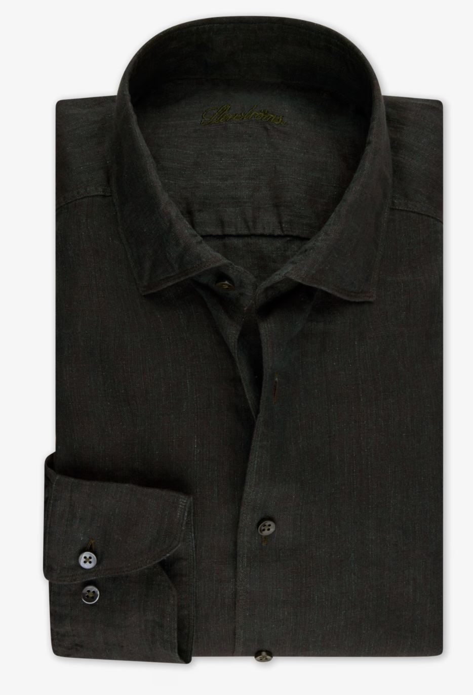 Dark green Linen Shirt