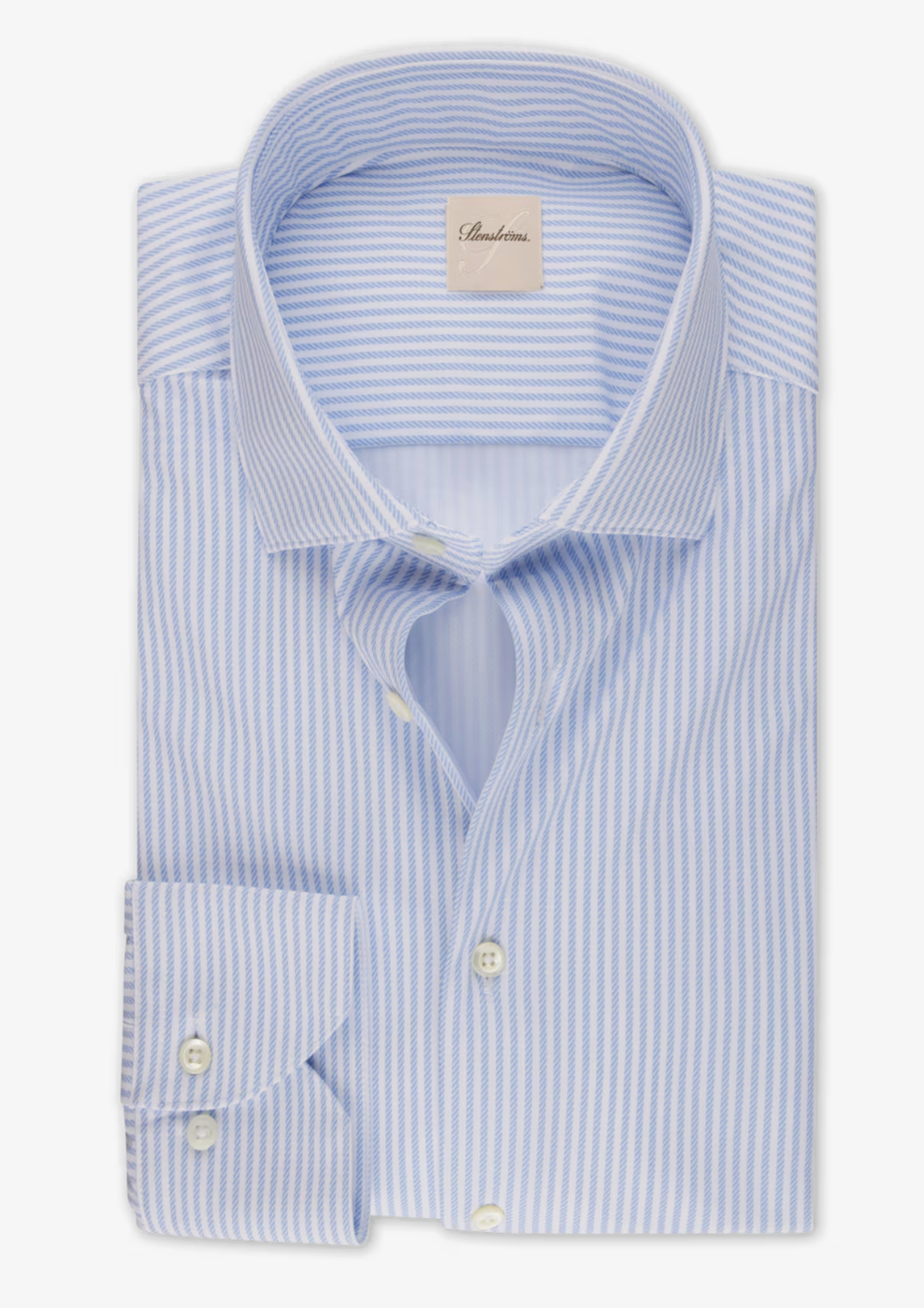 Blue Striped Active Stretch Shirt