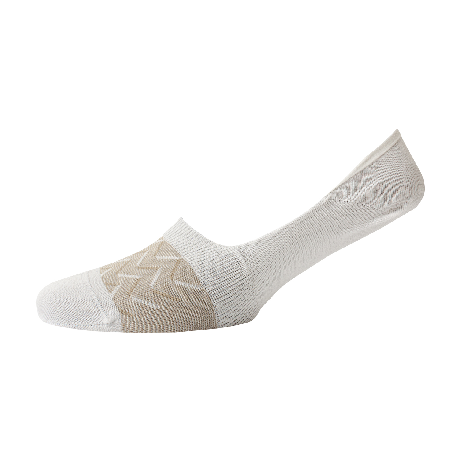 white-beige-invisible-cotton-socks