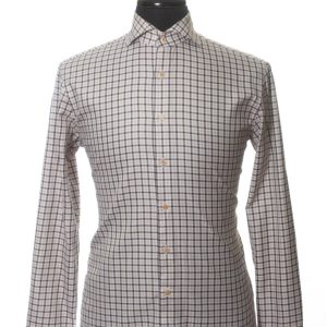 stenstroms fitted body brown checked